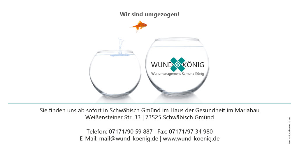 dieses Foto zeigt den Umzugsflyer von Wund König