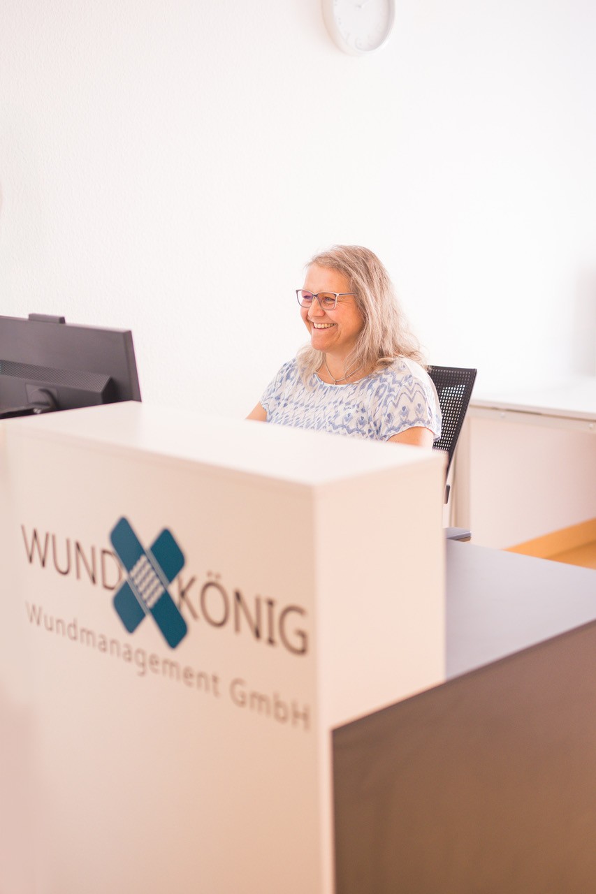 Empfang im Wundzentrum von der Wund-König Wundmanagement GmbH dieses Foto zeigt den Empfang im Wundzentrum von der Wund-König Wundmanagement GmbH